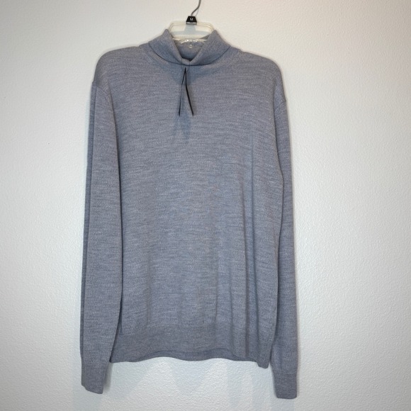 NWT! BANANA REPUBLIC Mens LG Responsible Merino Wool Turtleneck Pullover Sweater - Picture 1 of 9